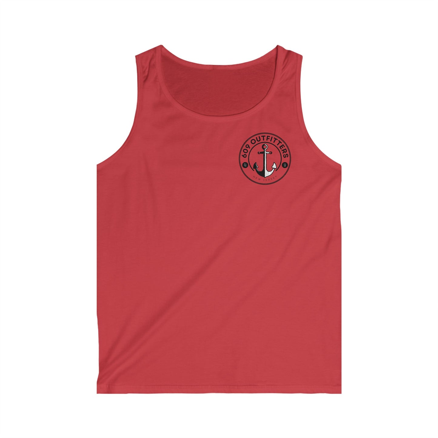 609 Outfitters New Jersey Nautical Muscle Tee | Red