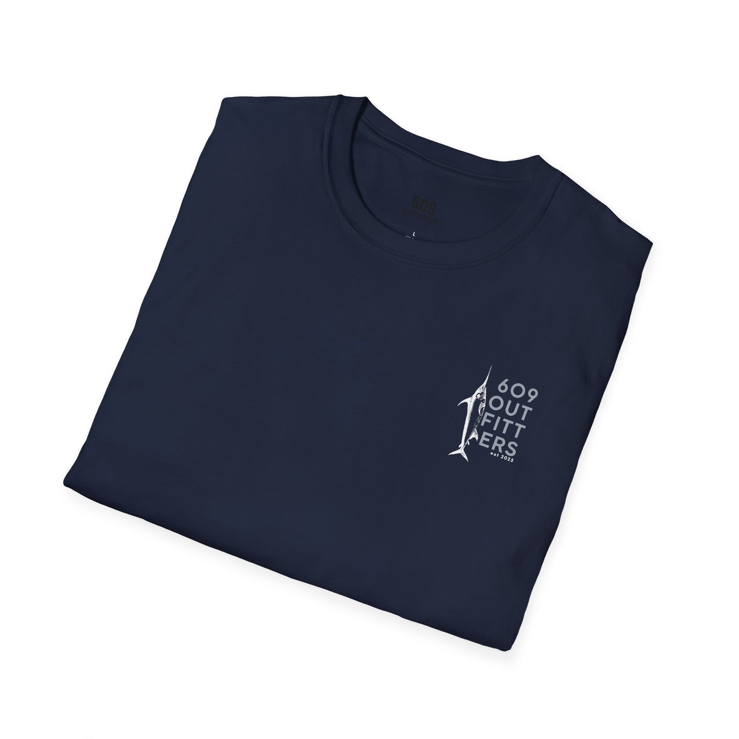 Contemporary Tee | Mens Swordfish Logo Navy