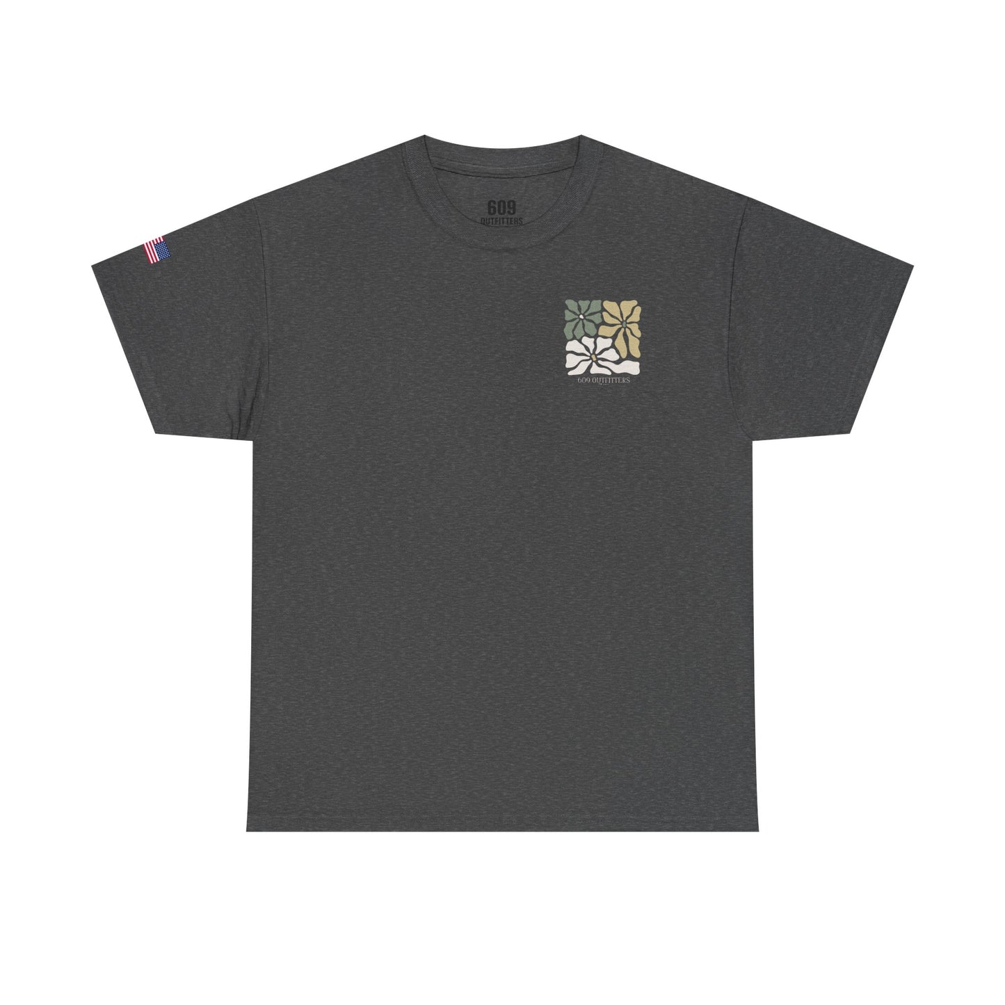 Outdoor Adventure Tee | Stained Glass Floral