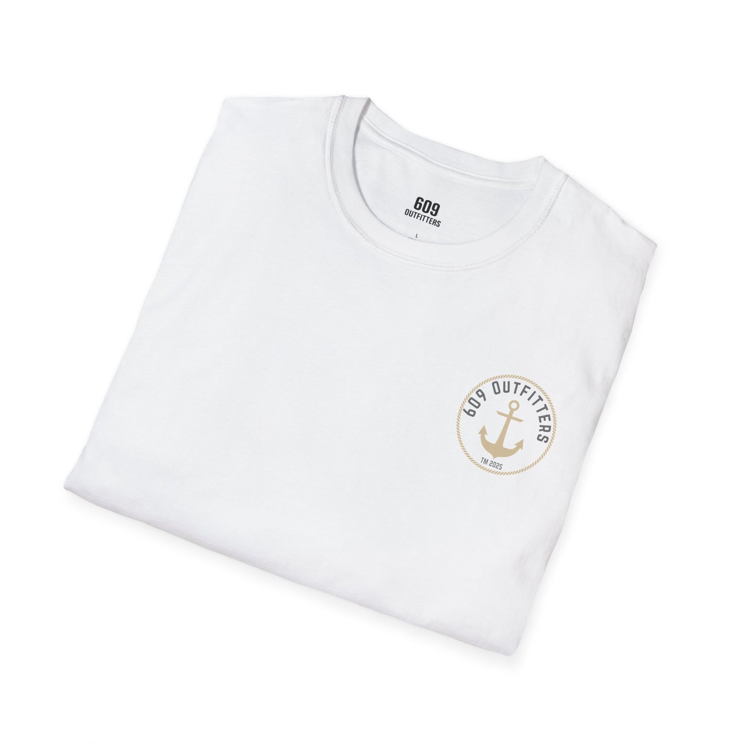 Contemporary Tee | Mens Anchors Away White