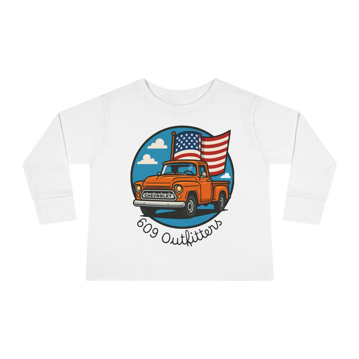 Toddler Tee | American Chevy Long Sleeves