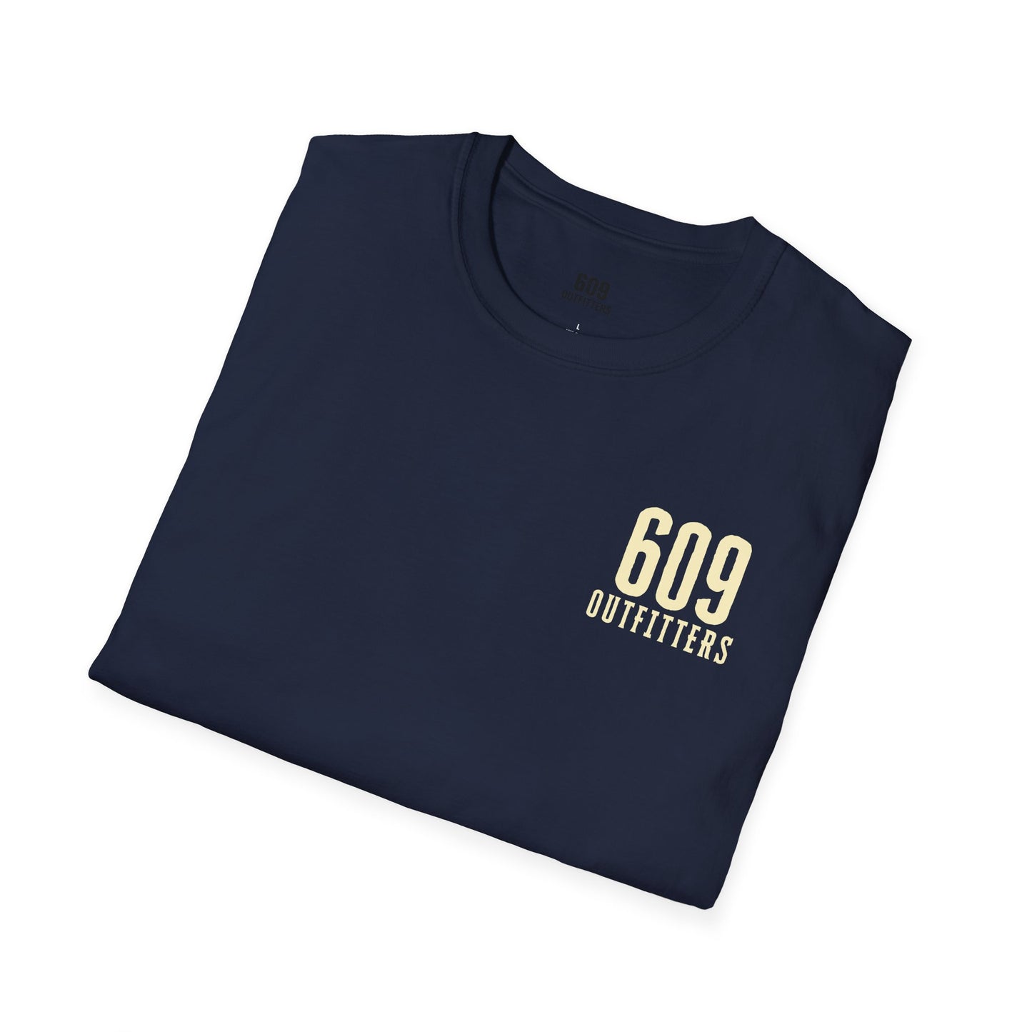 Contemporary Tee | 609 Locals Fishing Club Logo Navy
