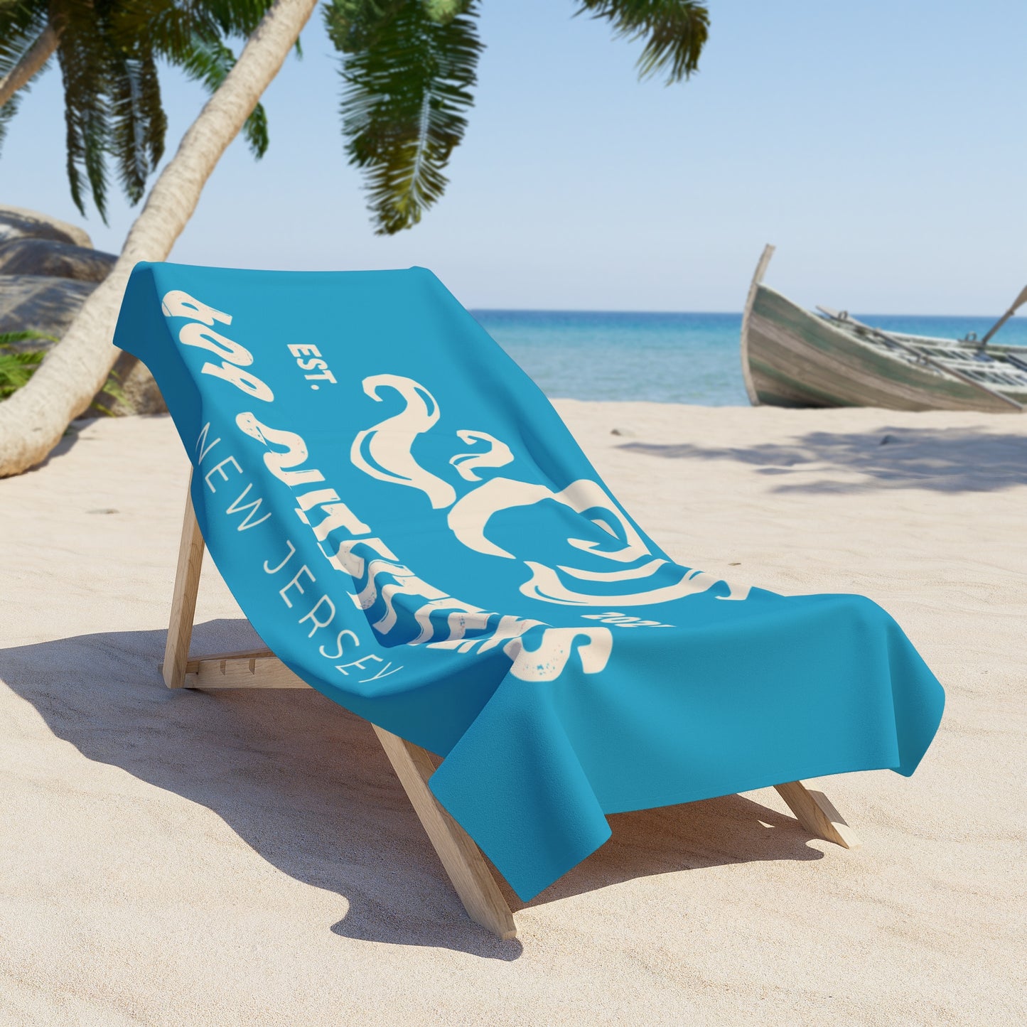 609 Outfitters Octopus Logo | Turquoise Beach Towel
