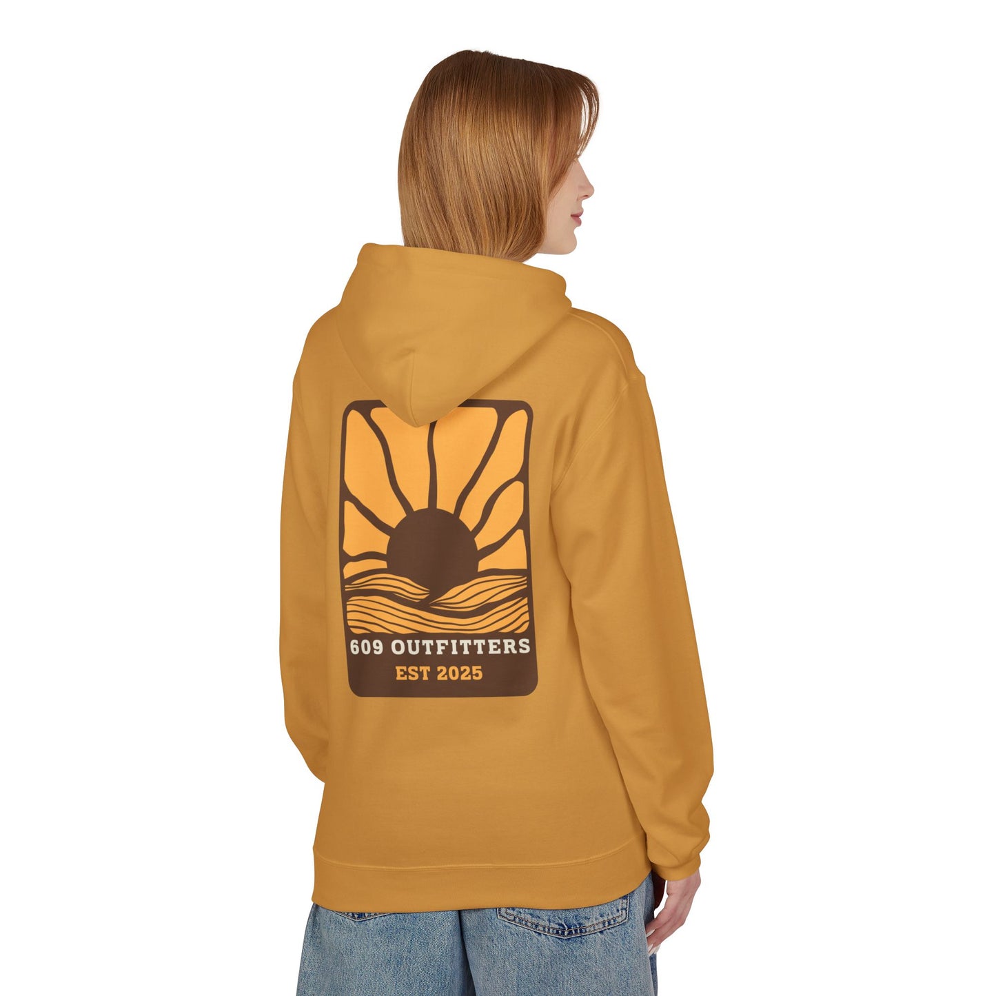 Womens Stained Glass Sunflower Logo | Midweight Pullover Hoodie