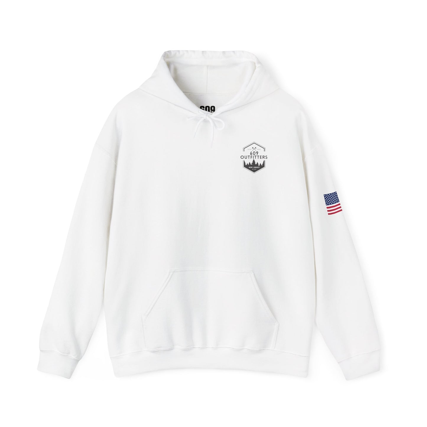 Limited Edition Outdoor Adventure Hoodie | 609 Pine Barrens White