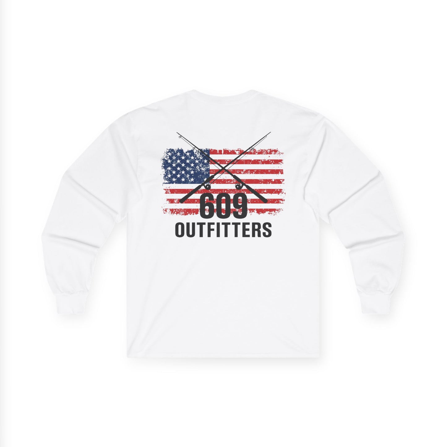 Men's Classic Fishing Logo Long Sleeve Tee