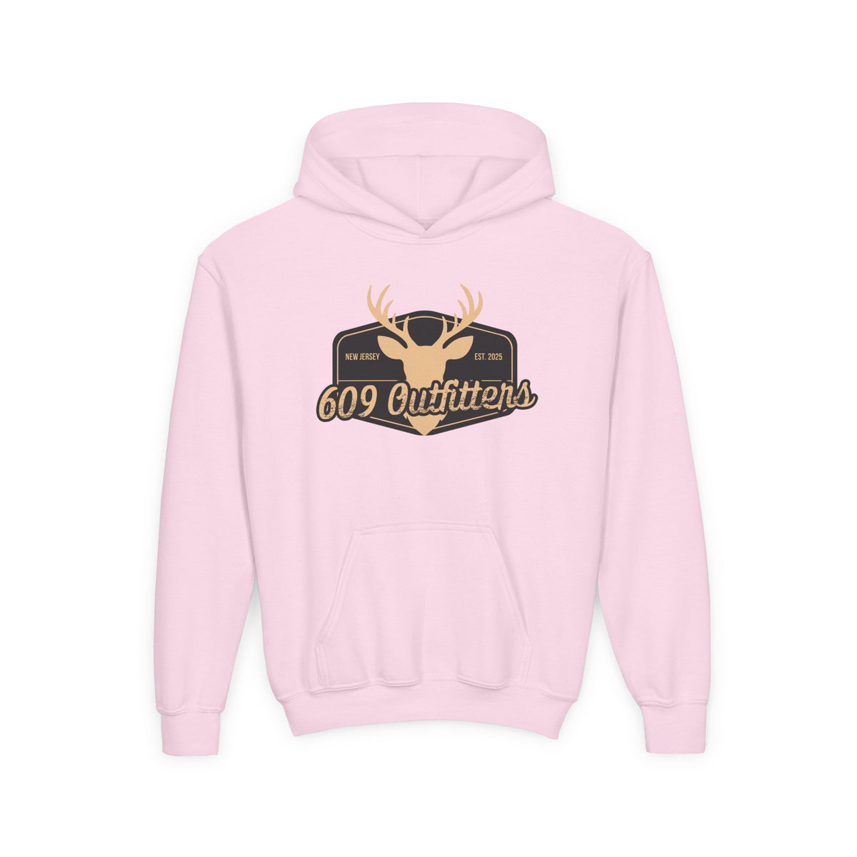 609 Outfitters Youth Heavy Blend Buck Season Logo Hooded Sweatshirt