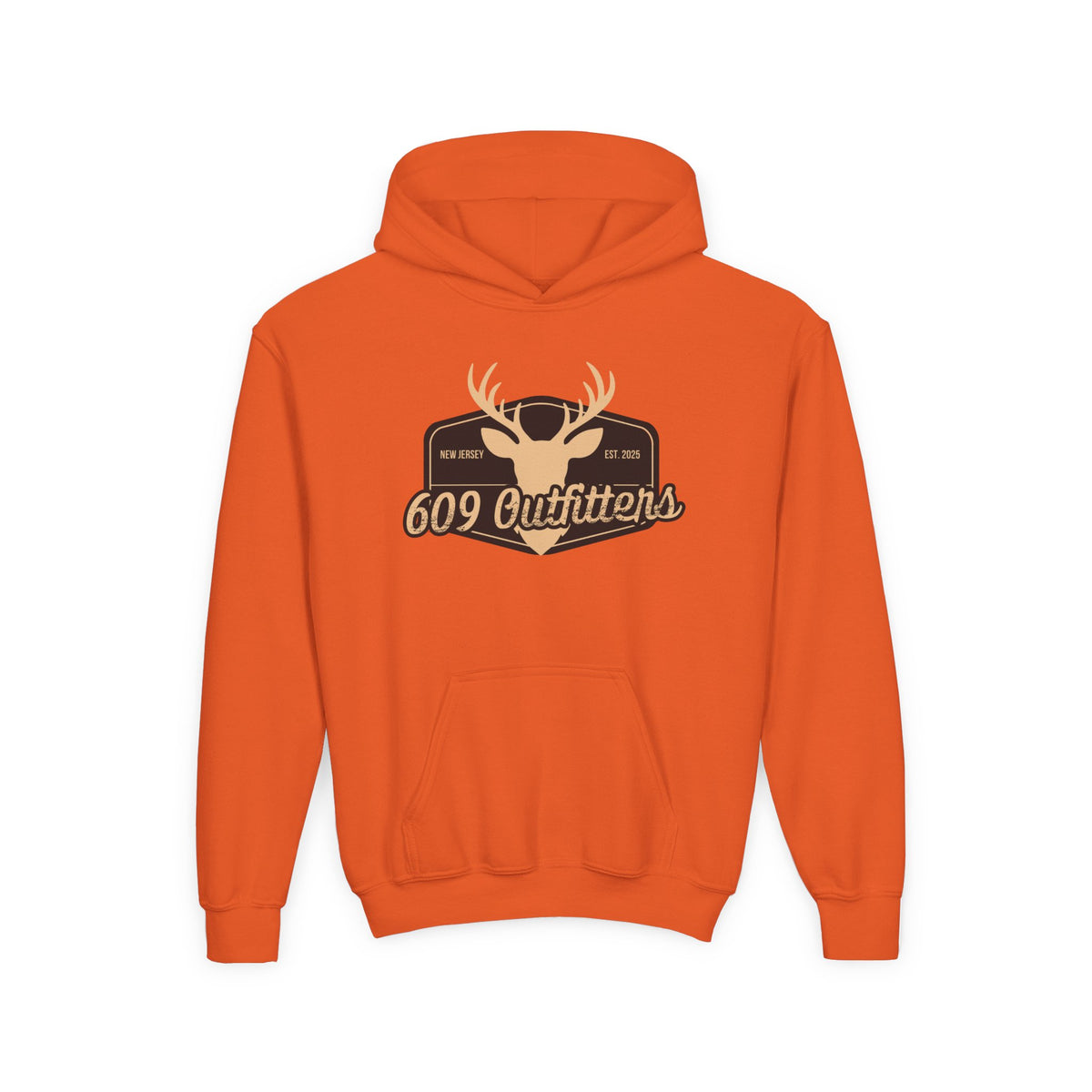 609 Outfitters Youth Heavy Blend Buck Season Logo Hooded Sweatshirt