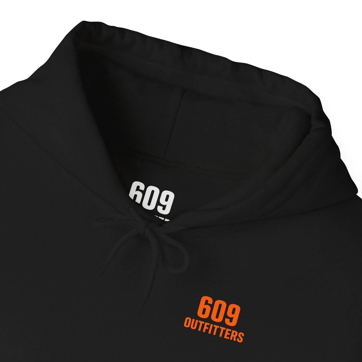Limited Edition Outdoor Adventure Hoodie | 609 Adventure Logo Black