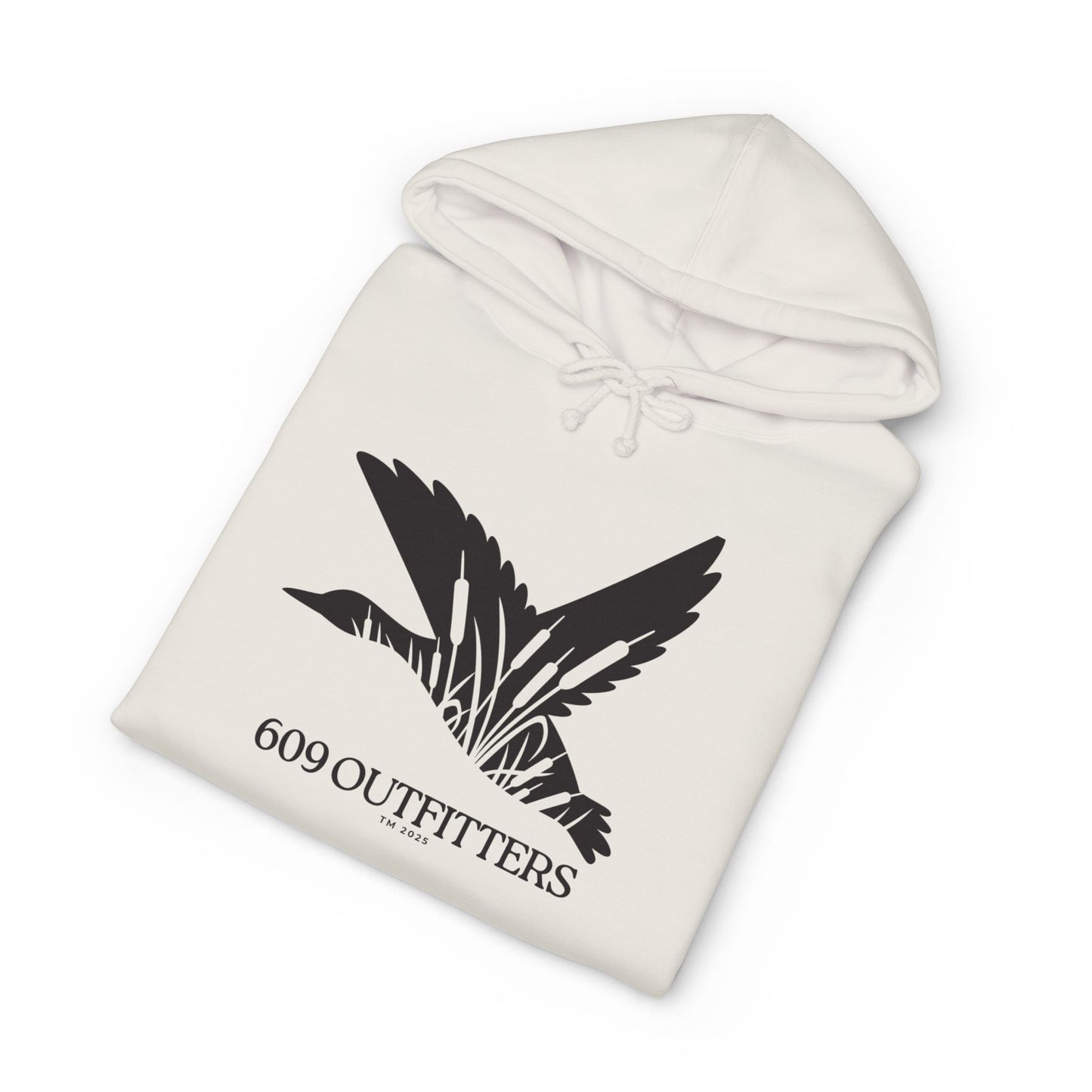 609 Outfitters Waterfowl Logo | Bone White Heavy Blend Pullover