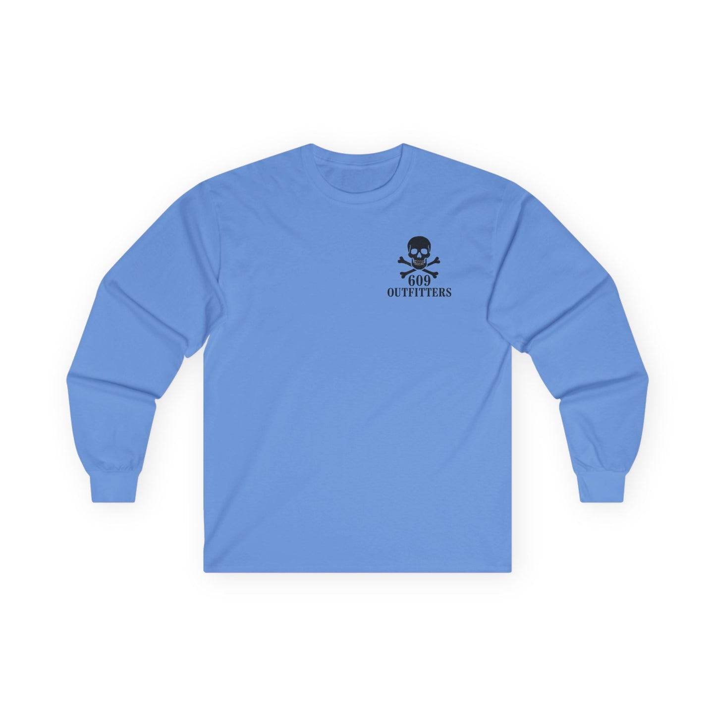 Men's Classic Skull and Bones Long Sleeve Tee