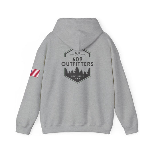 Limited Edition Outdoor Adventure Hoodie | 609 Pine Barrens Gray