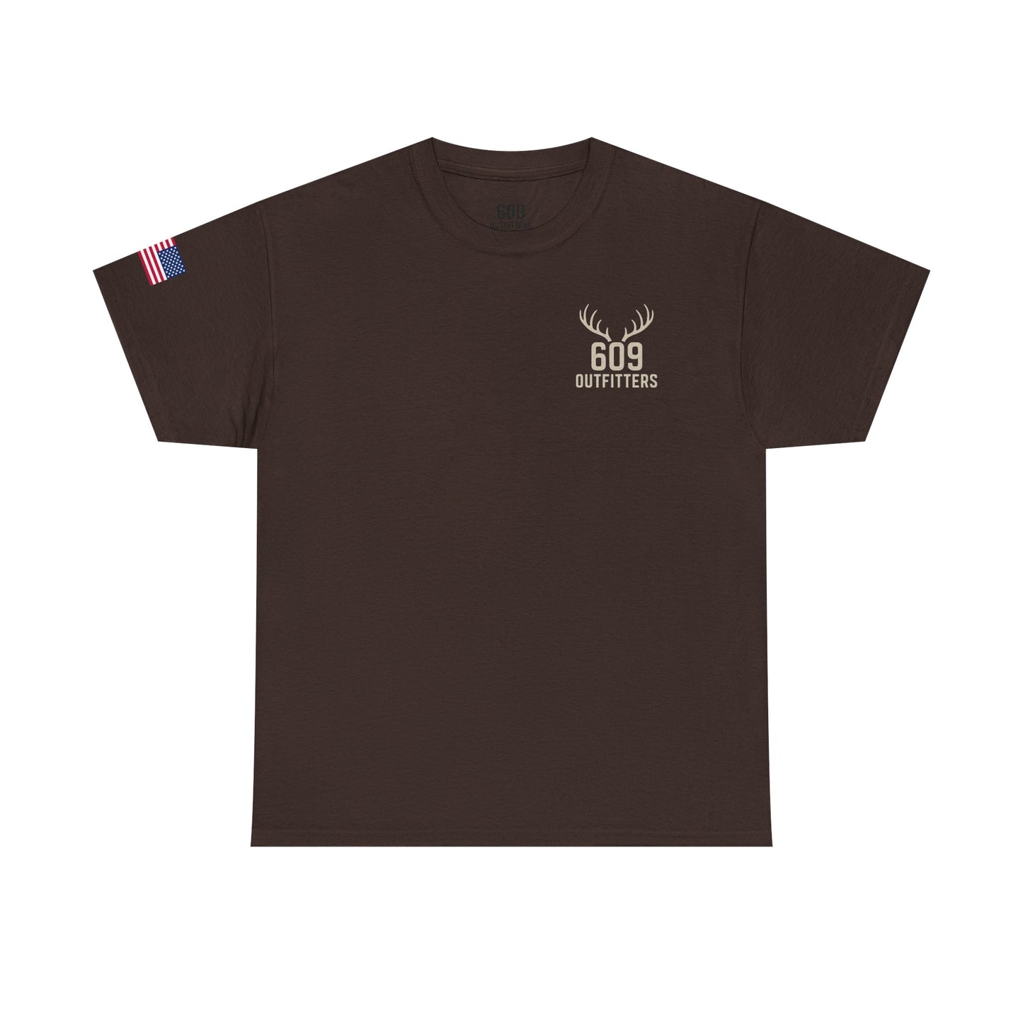 Men's Outdoor Adventure Tee | Classic 609 Antler Logo