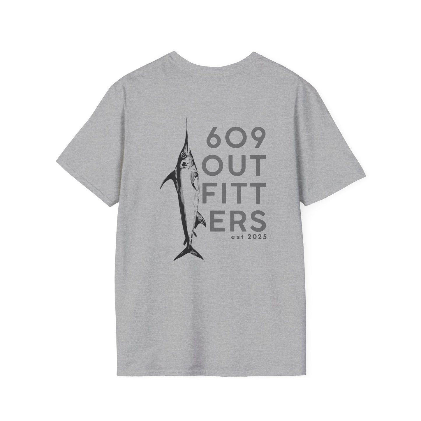 Contemporary Tee | Mens Swordfish Logo Gray
