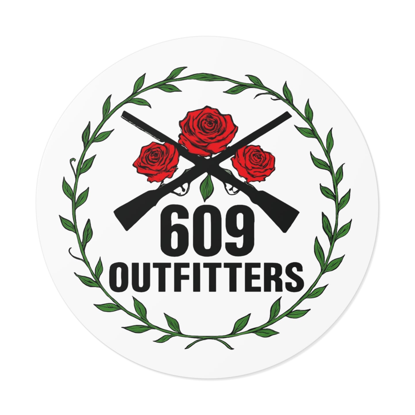 Hunting and Roses | Vinyl Sticker
