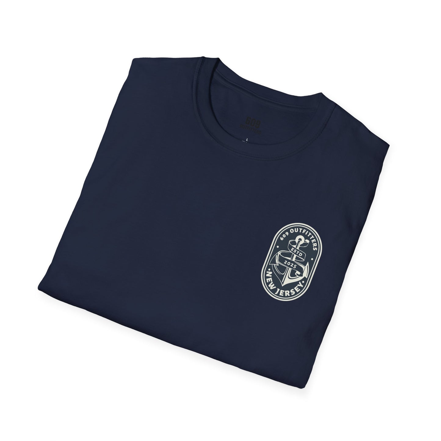 Contemporary Tee | Mens New Jersey Anchor Logo Navy