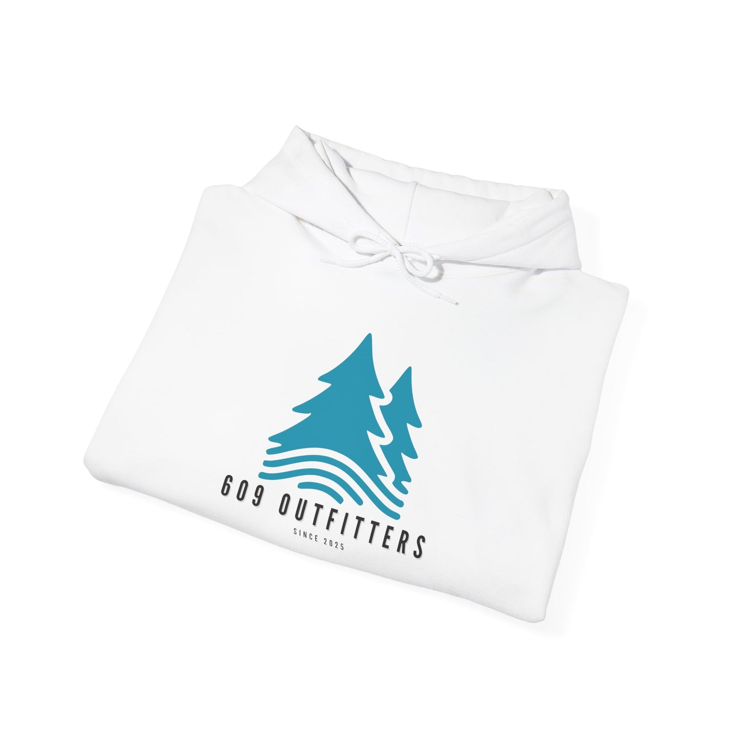 Outdoor Adventure Hoodie | Pine Wave Hoodie White