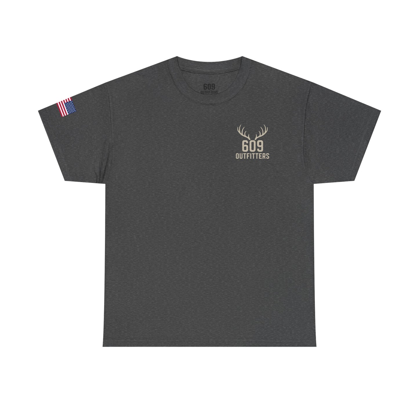 Men's Outdoor Adventure Tee | Classic 609 Antler Logo