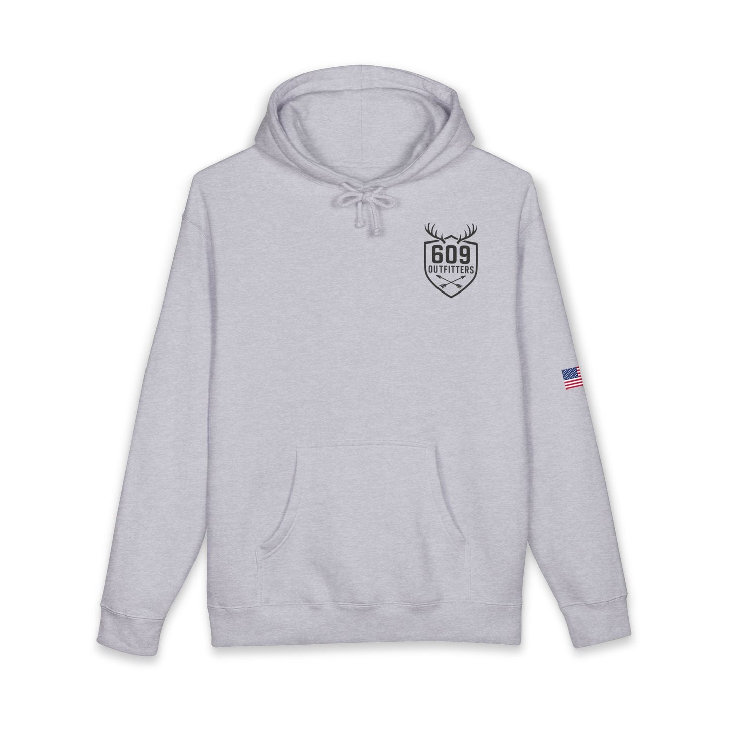609 Outfitters Hunter Badge | Alpine Heavy Blend Pullover Gray Heather
