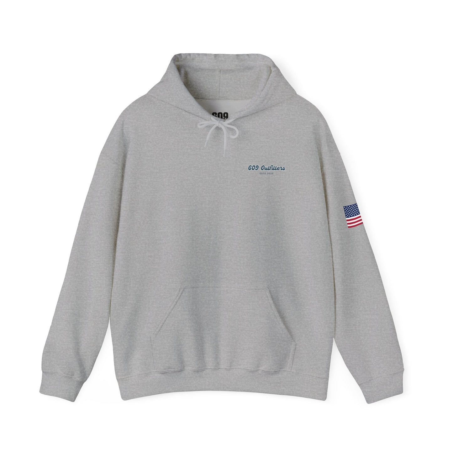Limited Edition Outdoor Adventure Hoodie | 609 Baiting Lines Gray
