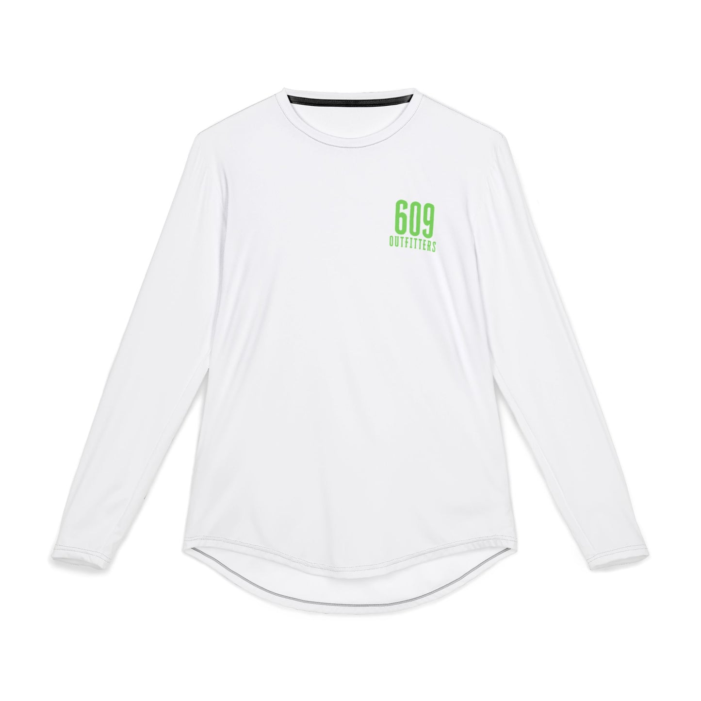 609 Locals Fishing Logo | Long Sleeve UV Sun Protection Top White