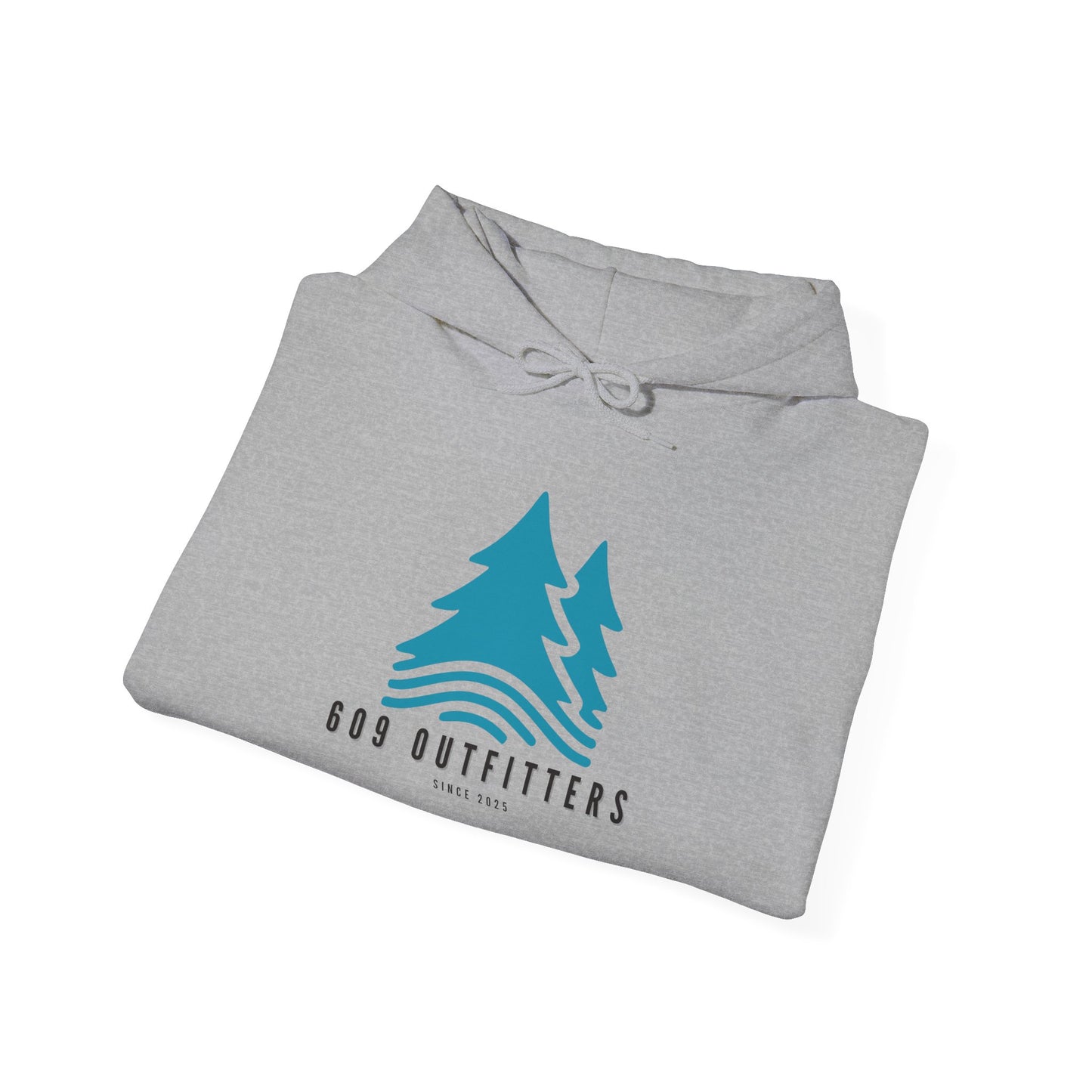 Outdoor Adventure Hoodie | Pine Wave Logo Grey