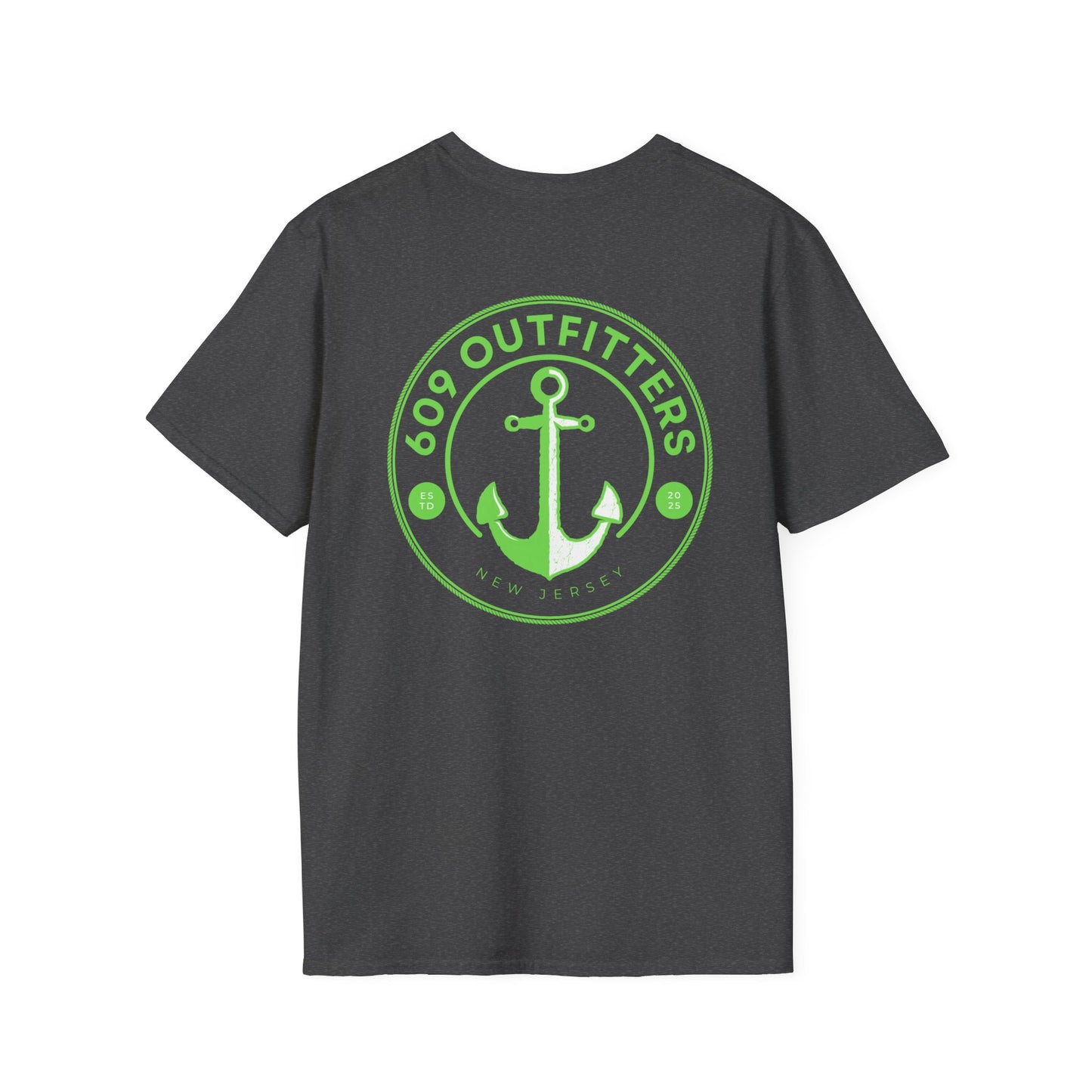 Contemporary Tee | Mens Anchorage Logo Charcoal