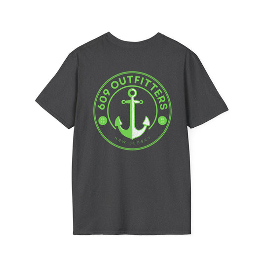 Contemporary Tee | Mens Anchorage Logo Charcoal