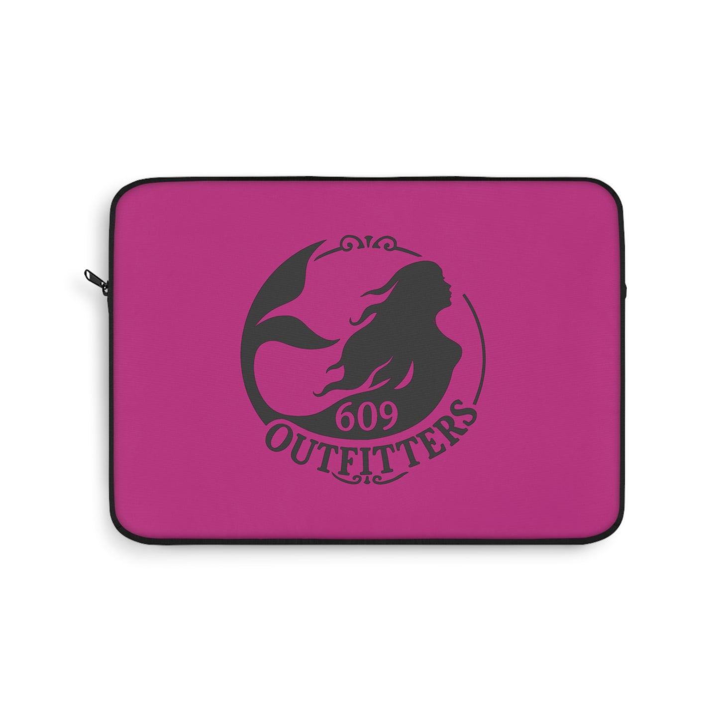 609 Outfitters Pink Laptop Sleeve | Mermaid Logo