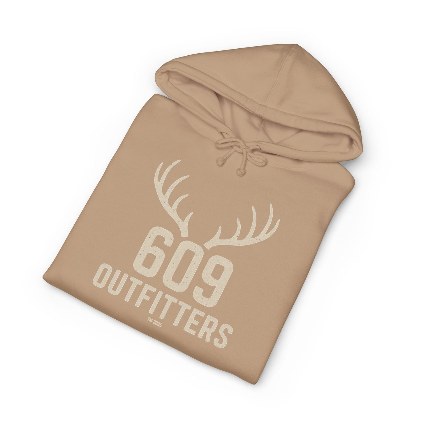 609 Outfitters Classic Antler Logo | Sand Heavy Blend Pullover
