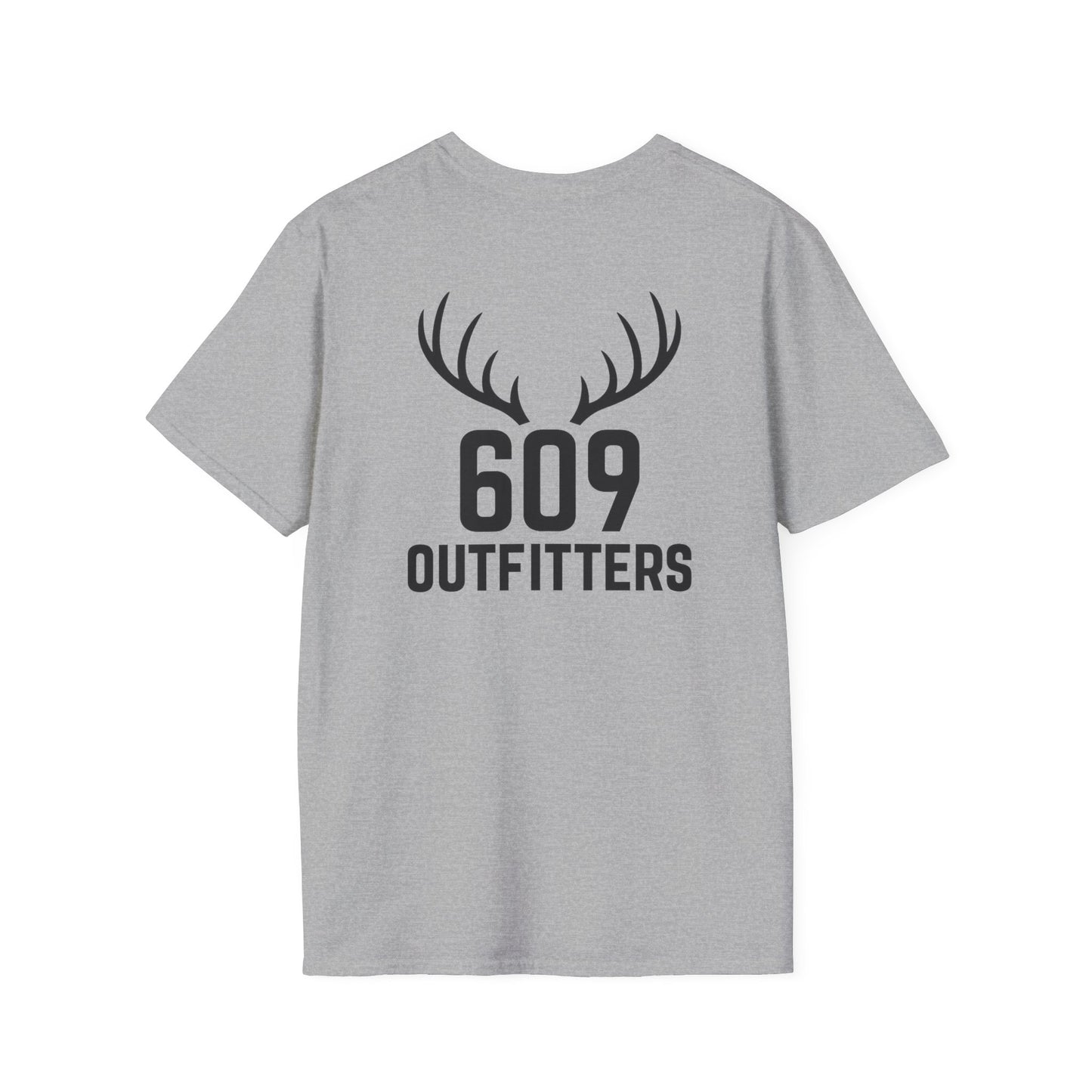 Contemporary Tee | Classic Antler Logo on Gray