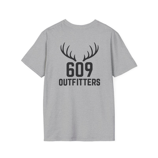Contemporary Tee | Classic Antler Logo on Gray