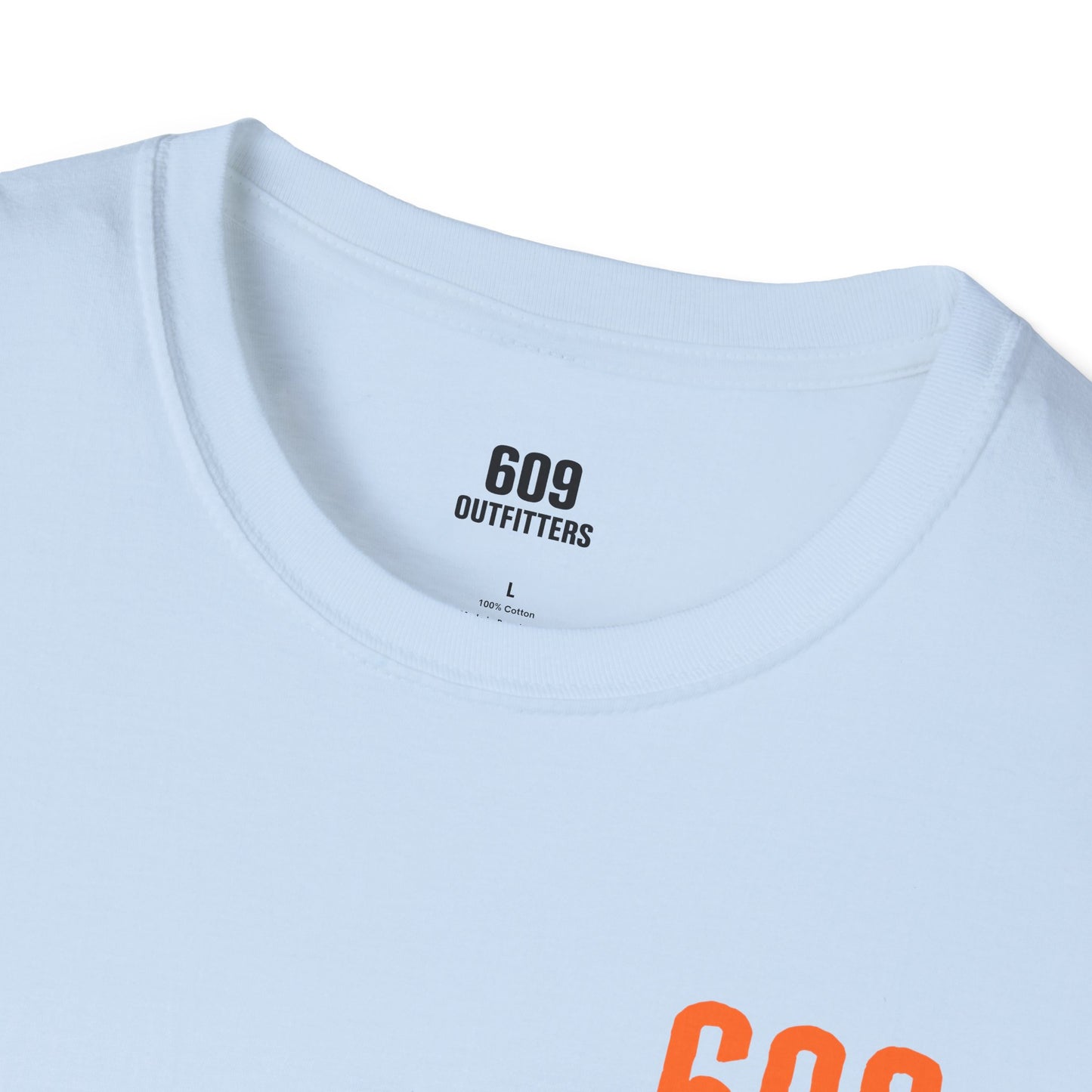 Contemporary Tee | 609 Locals Fishing Club Logo Blue