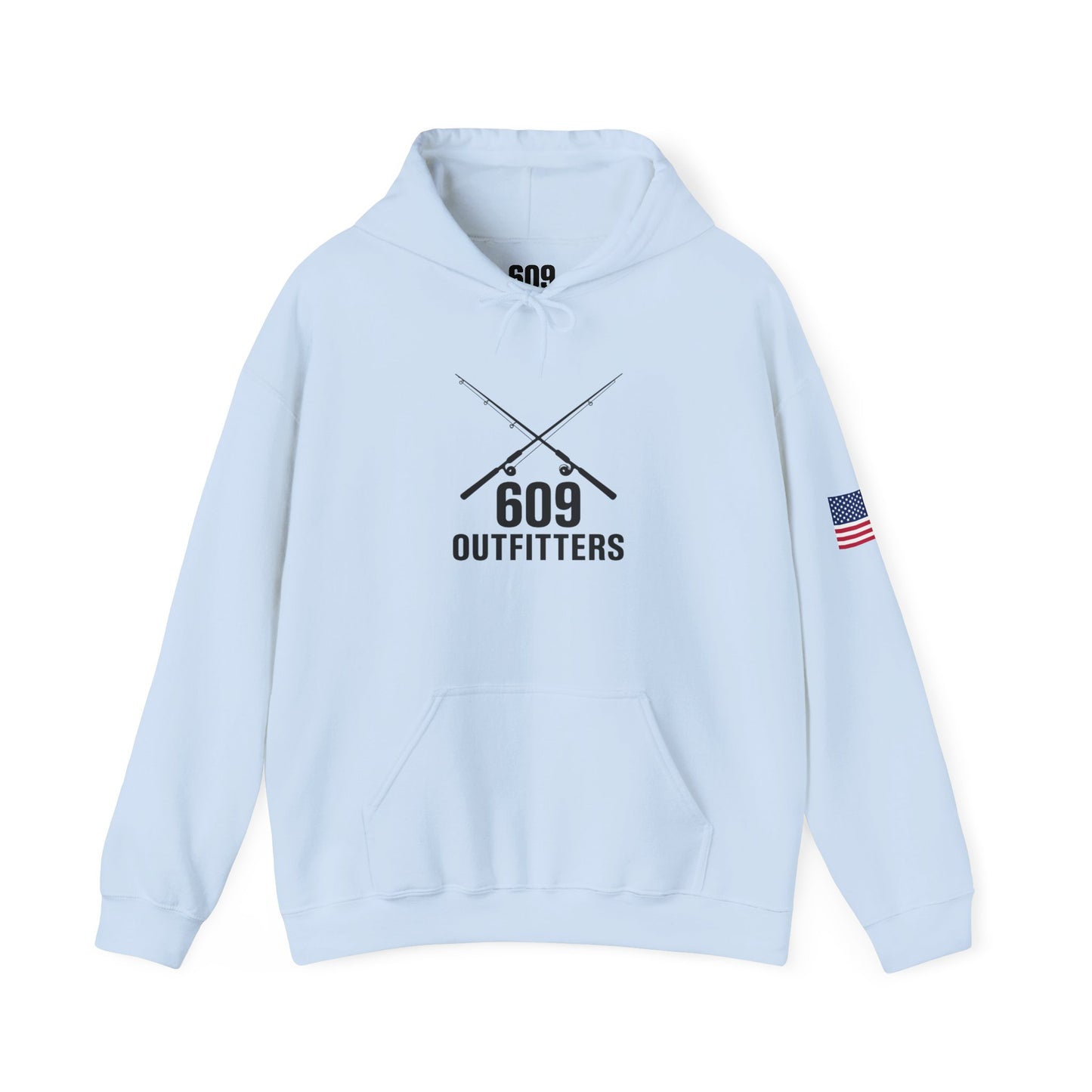 Outdoor Adventure Hoodie | Classic Fishing Rod Logo