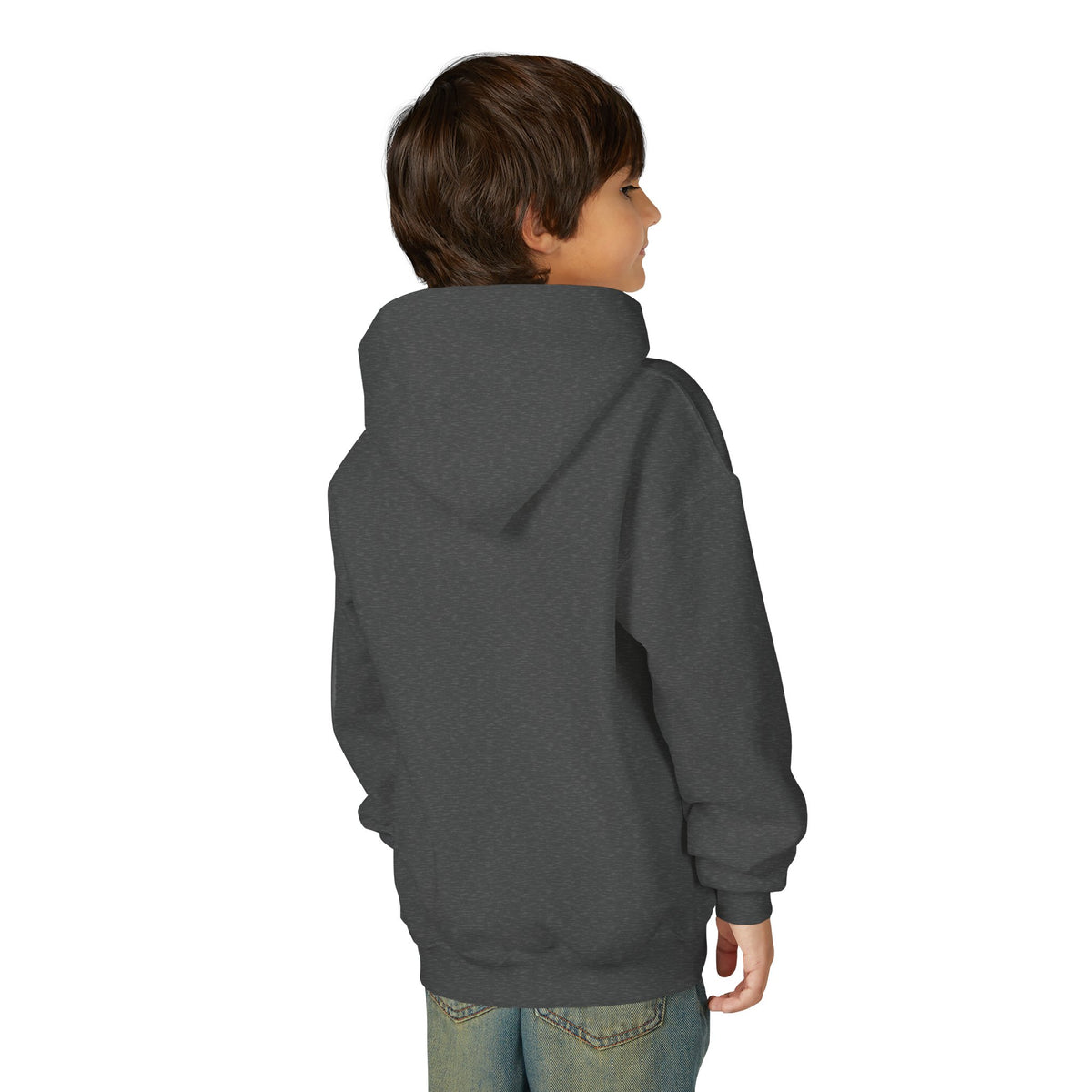 609 Outfitters Youth Heavy Blend Wave Logo Hooded Sweatshirt