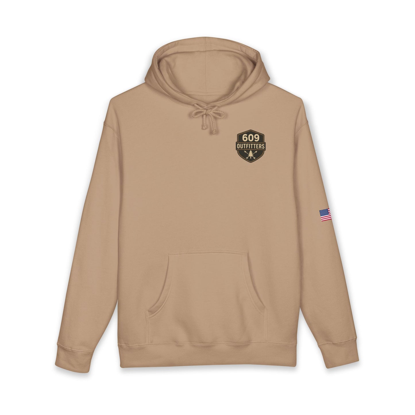 609 Outfitters Pines Badge | Sand Heavy Blend Pullover
