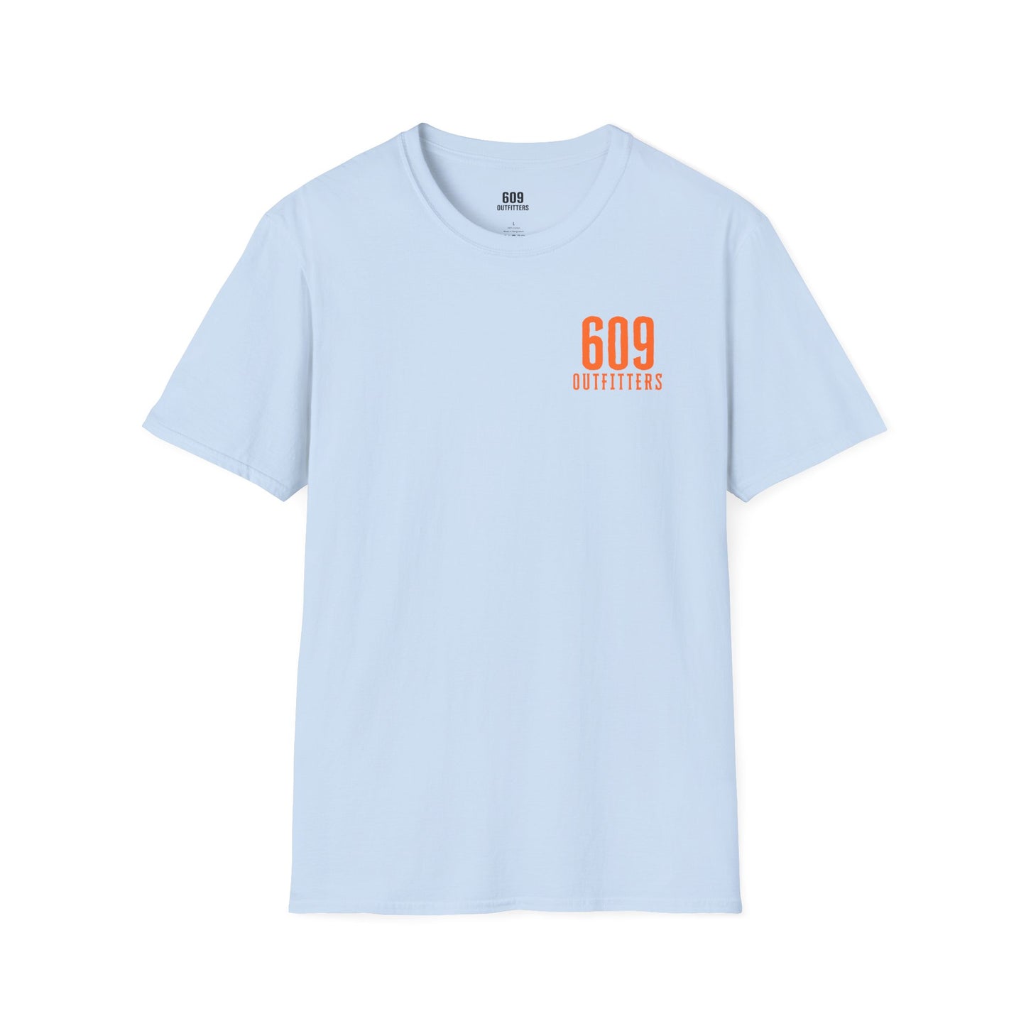 Contemporary Tee | 609 Locals Fishing Club Logo Blue