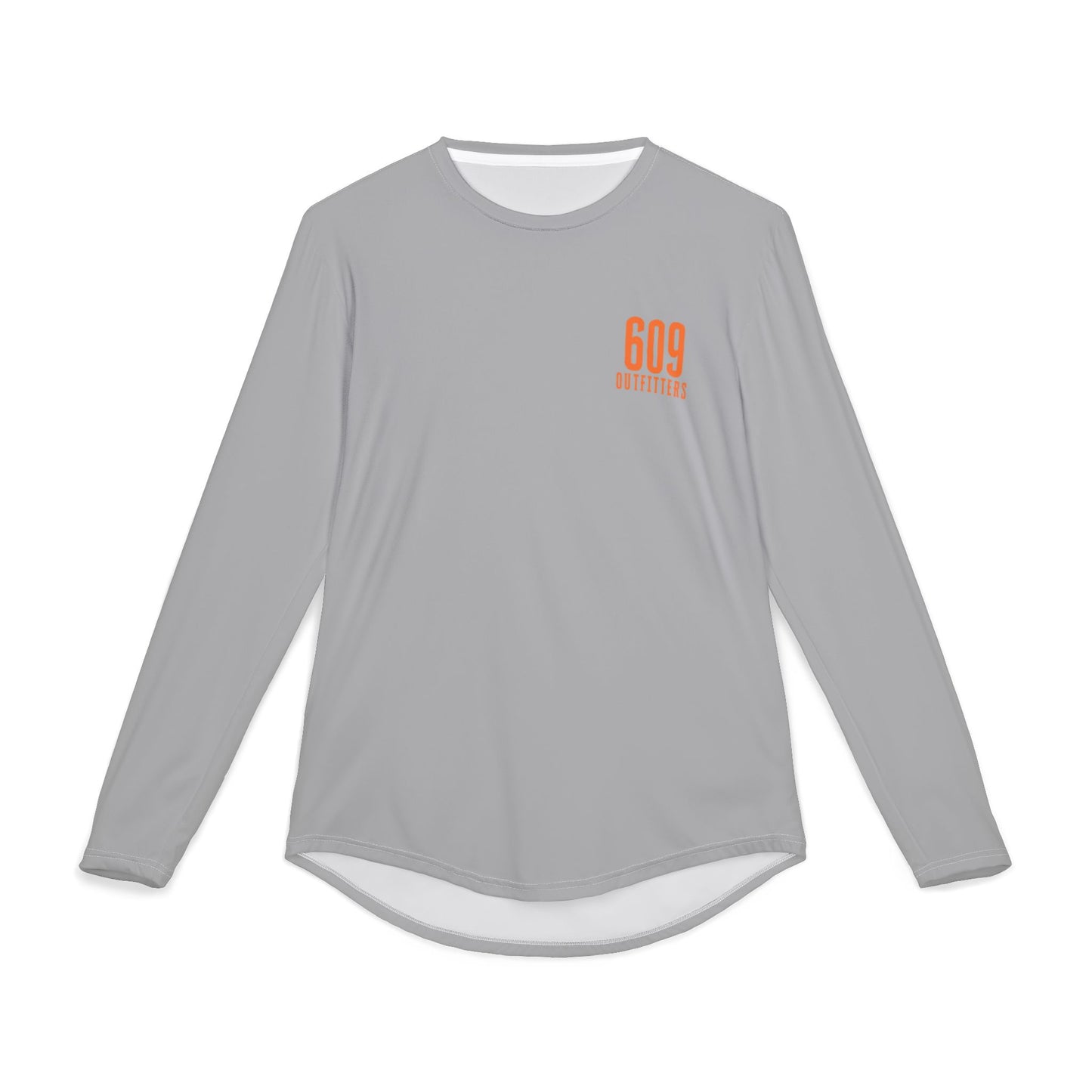 609 Locals Fishing Logo | Long Sleeve UV Sun Protection Top Gray