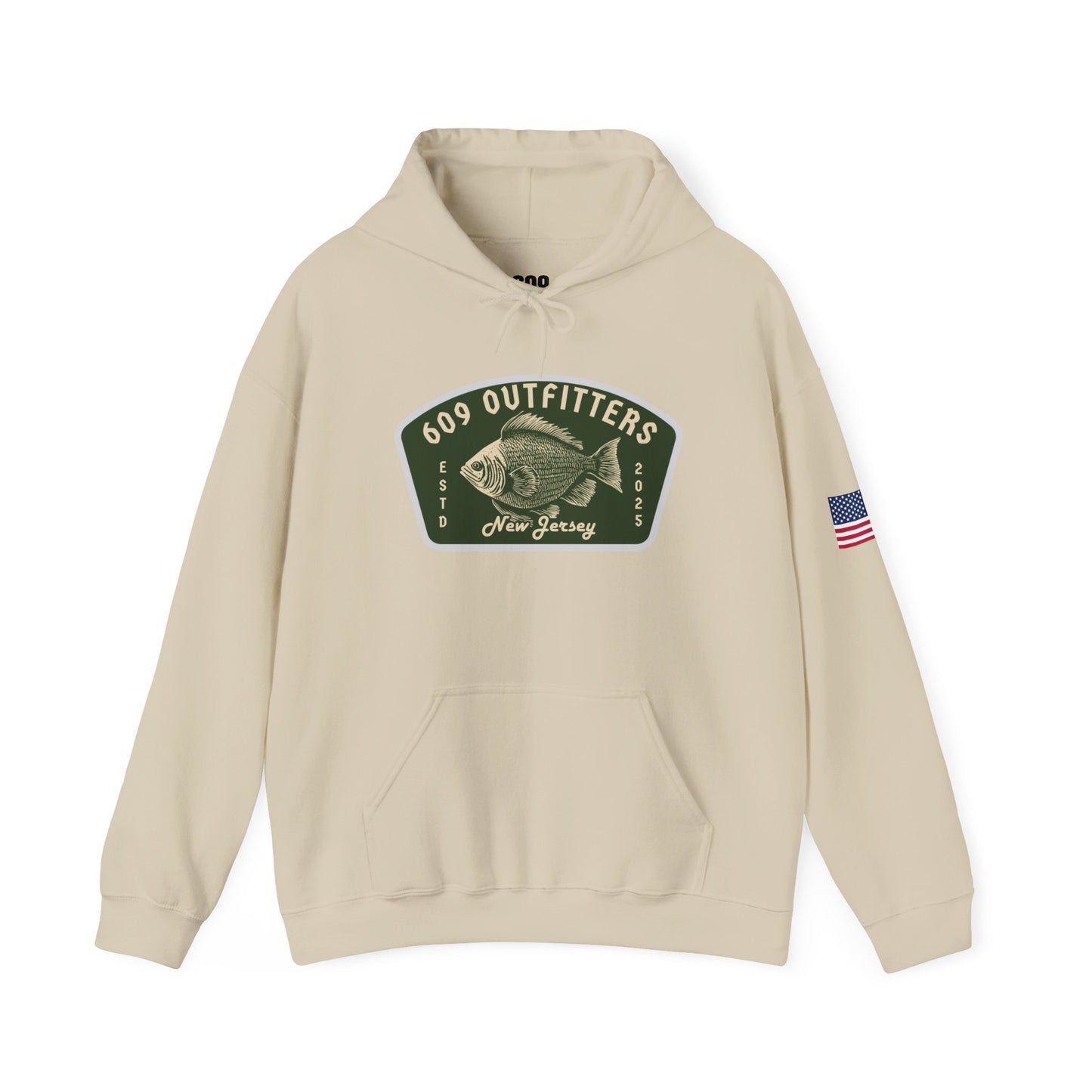 Outdoor Adventure Hoodie | New Jersey Fishing Logo