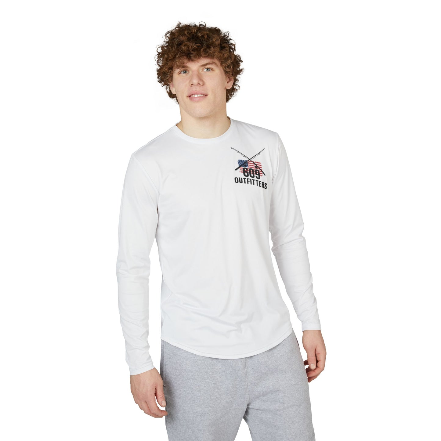 609 American Fishing Logo | Long Sleeve UV Sun Protection Top