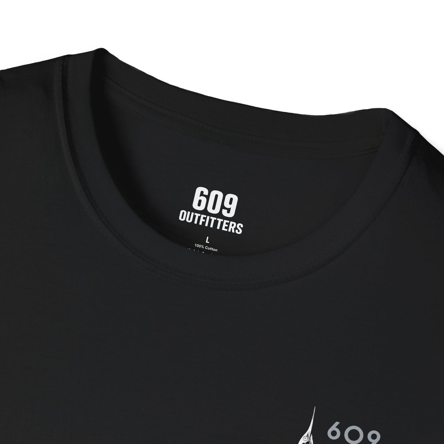 Contemporary Tee | Mens Swordfish Logo Black