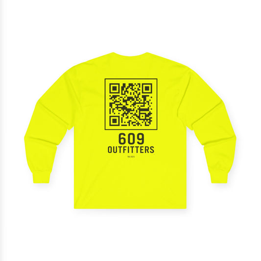 609 QR Code Long Sleeve Tee