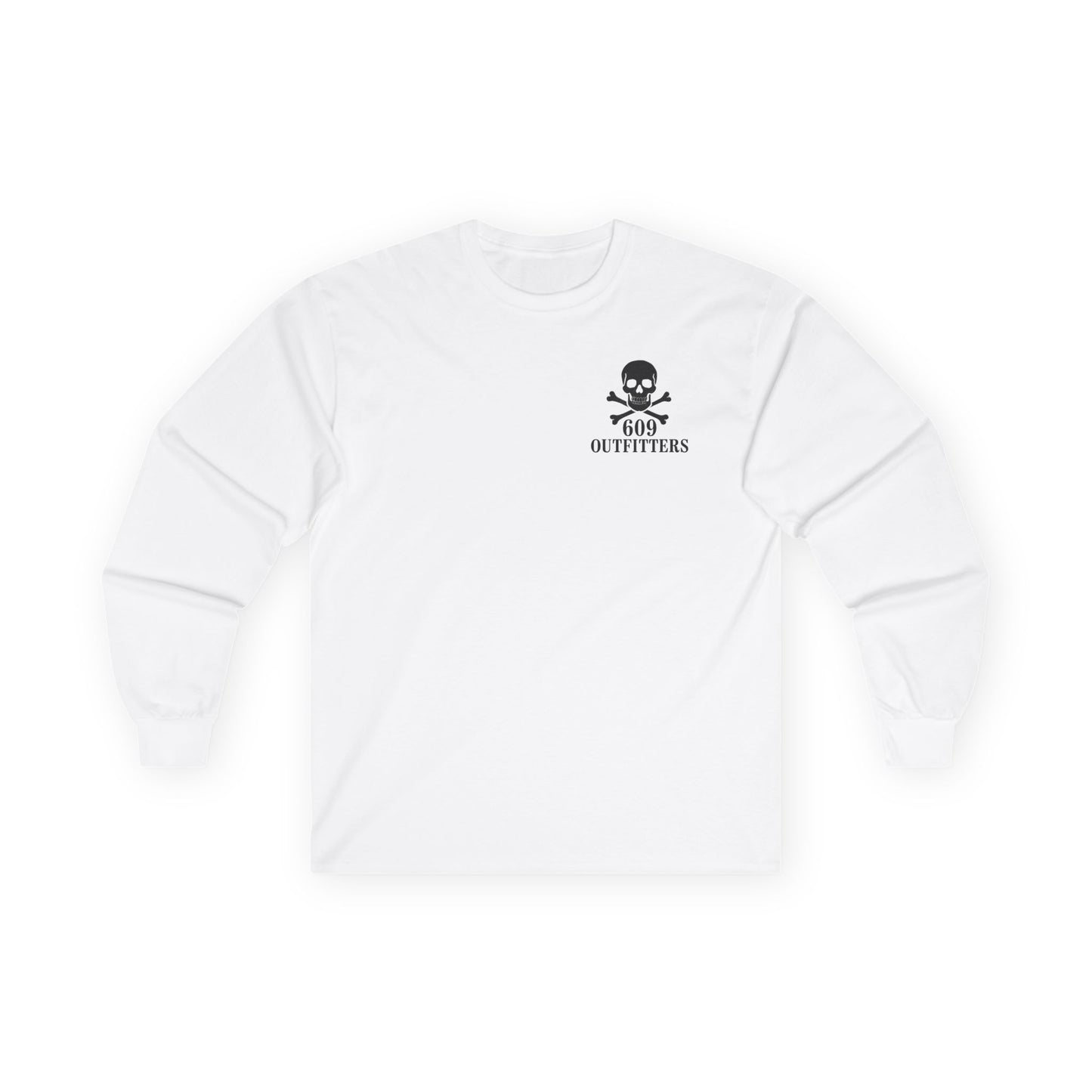 Men's Classic Skull and Bones Long Sleeve Tee