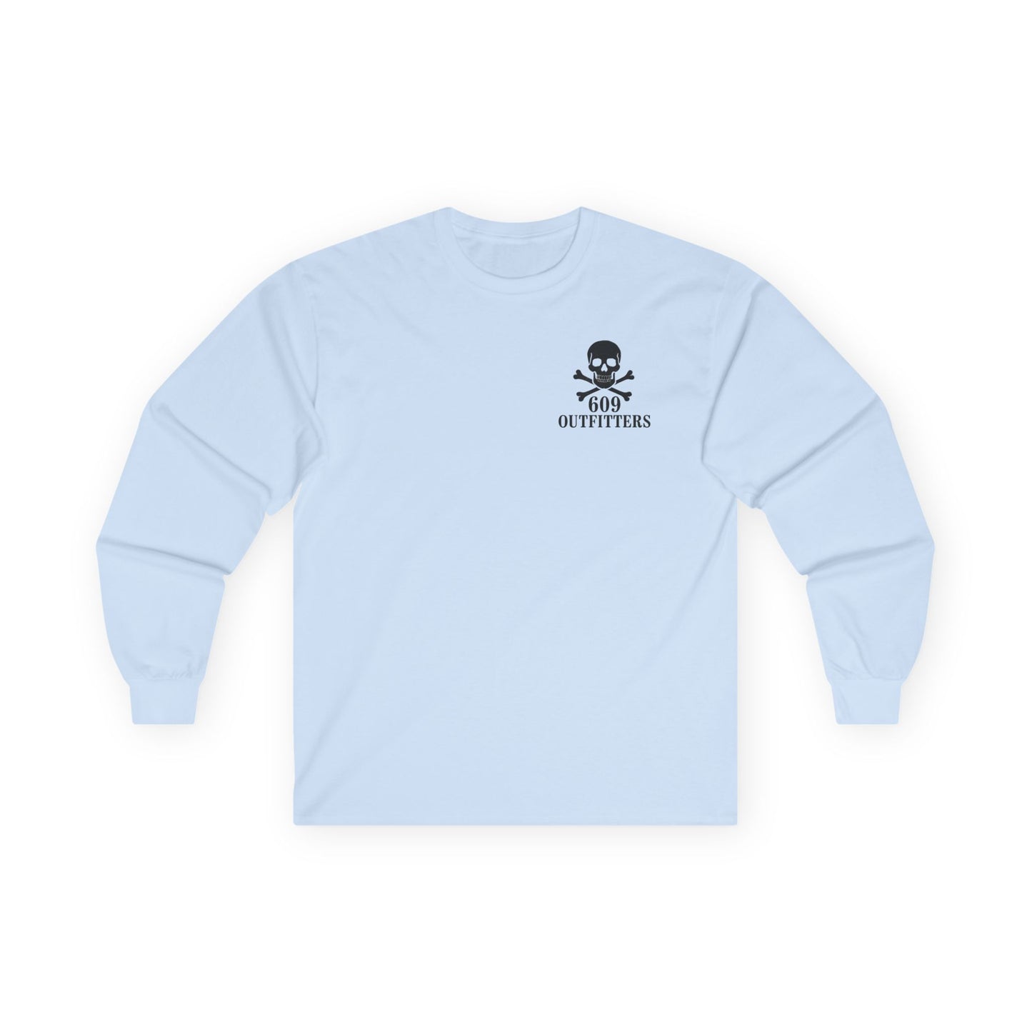 Men's Classic Skull and Bones Long Sleeve Tee
