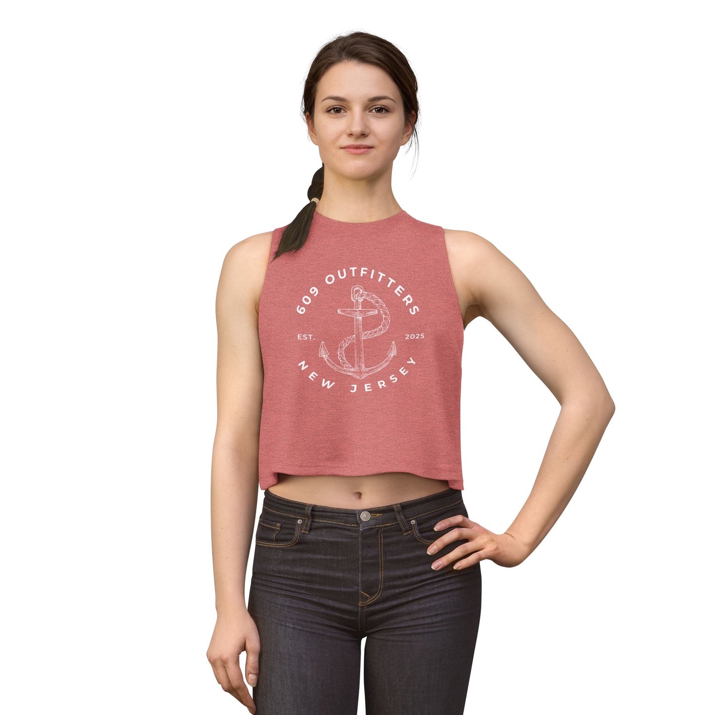 Women's New Jersey Anchor Graphic Crop Top