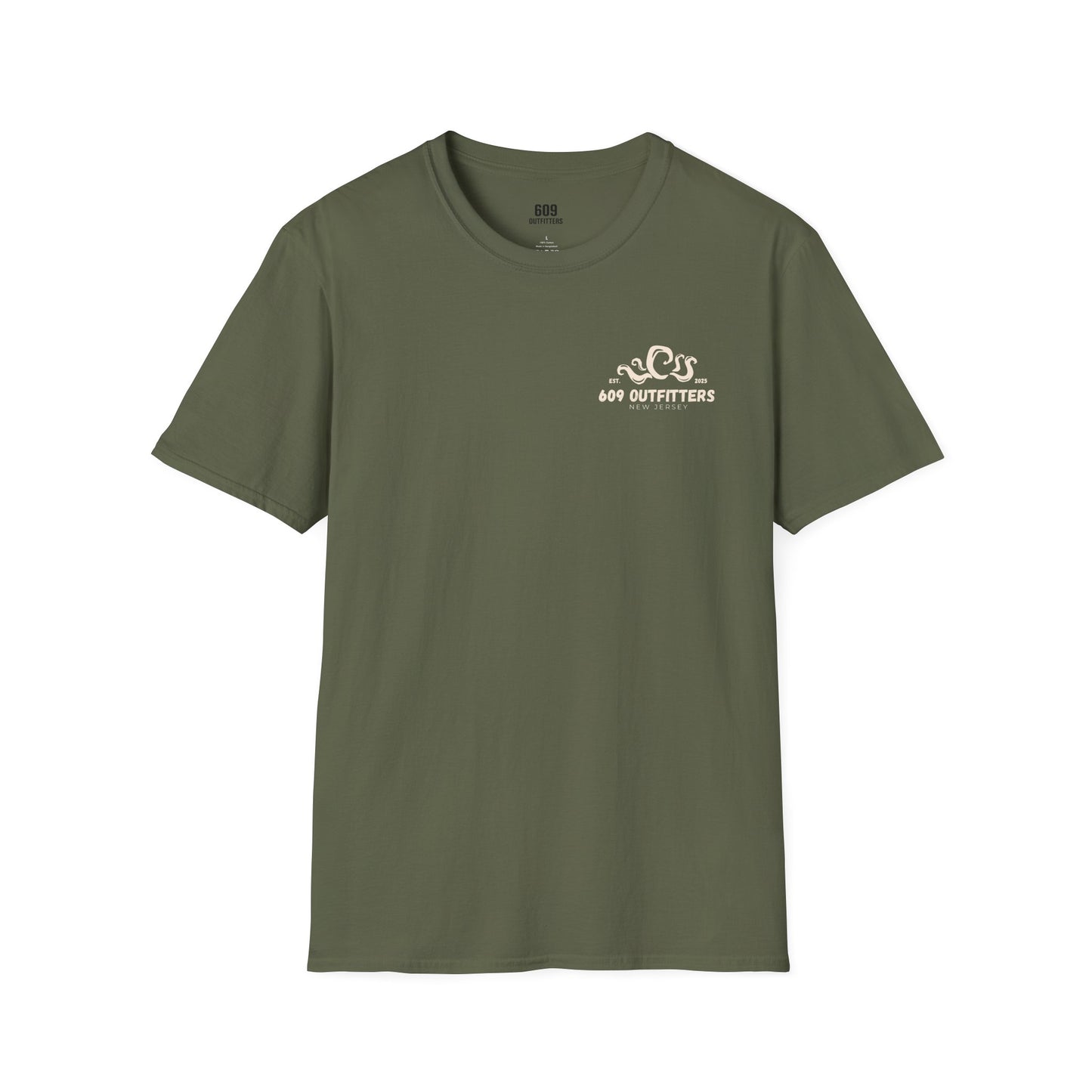 Contemporary Tee | Mens Sea Creature Logo Olive