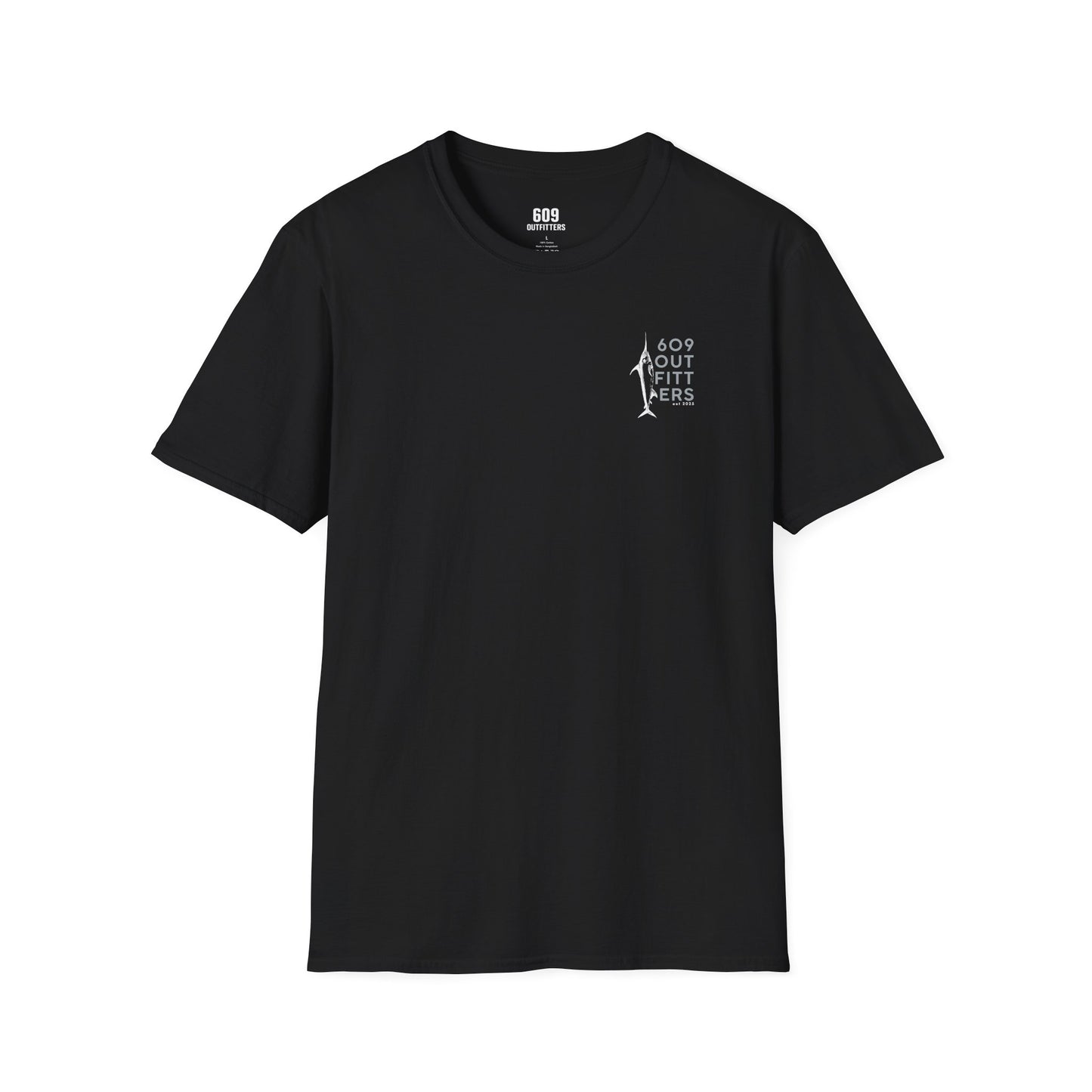 Contemporary Tee | Mens Swordfish Logo Black
