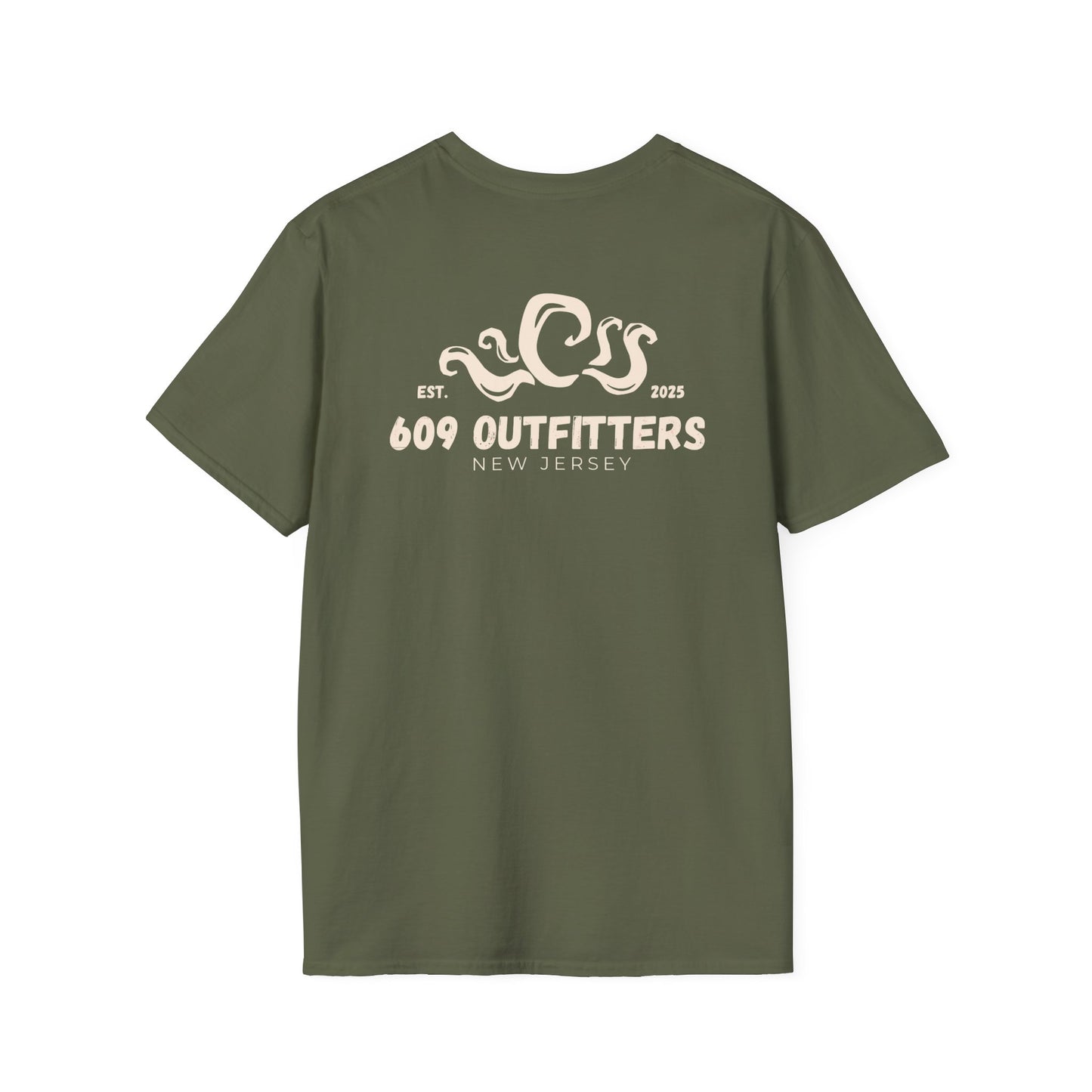 Contemporary Tee | Mens Sea Creature Logo Olive