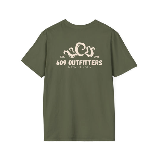 Contemporary Tee | Mens Sea Creature Logo Olive