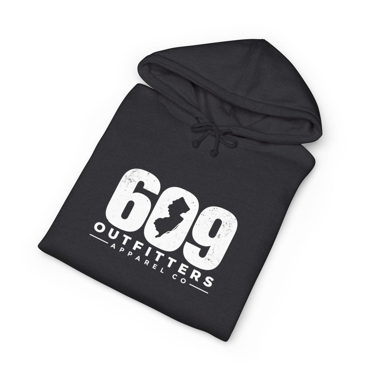 609 Jersey Logo Unisex Heavyweight Hooded Sweatshirt | Gray